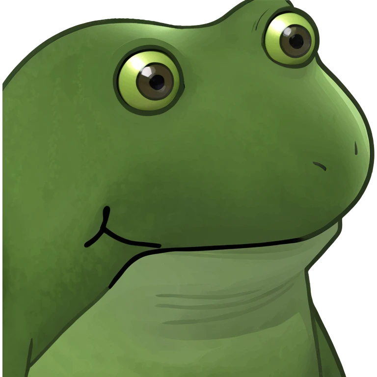 Frog te like emoji