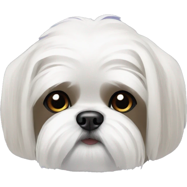 white shihtzu emoji