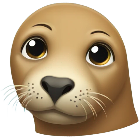 Sad sea lion emoji