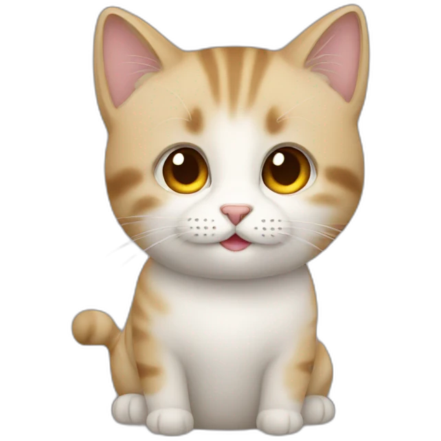 un chat emoji