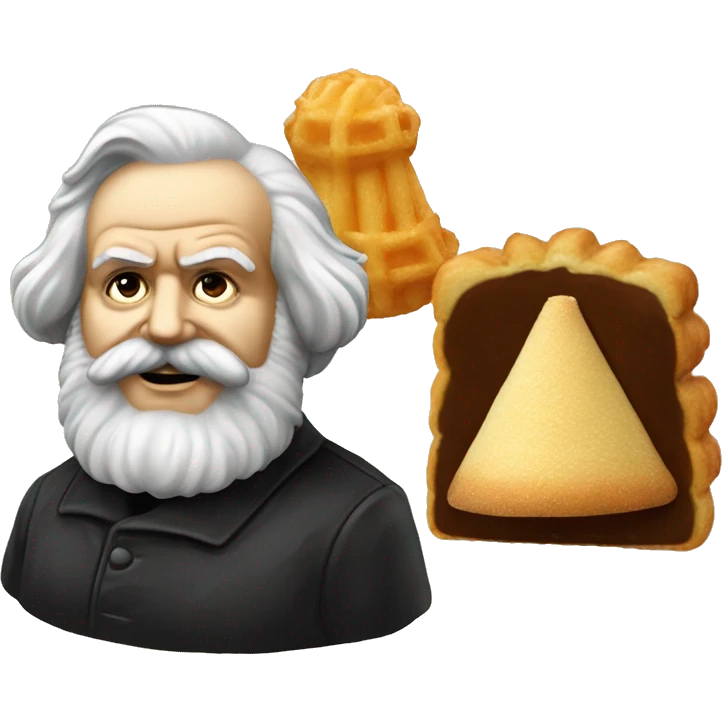 Karl Marx with Pandoro  emoji