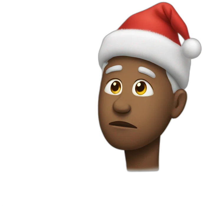 sad Christmas  emoji