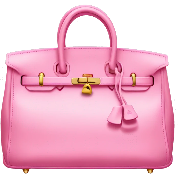 Pink birkin bag emoji