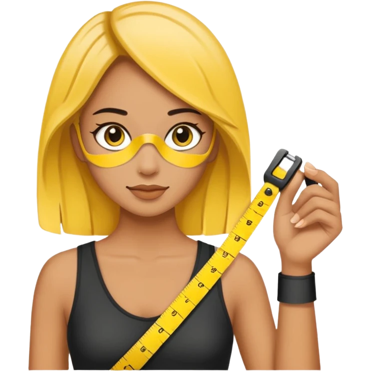 Measurement tape for fashion designer  emoji