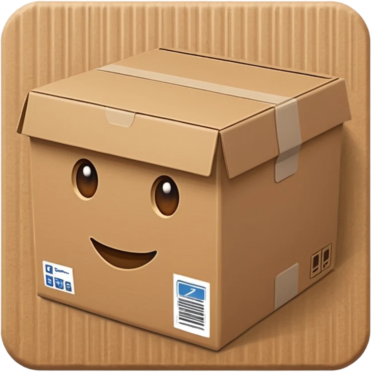 make delivery box  emoji