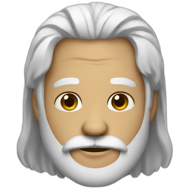 Jaap with white beard emoji