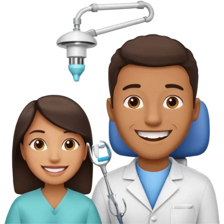 Young african-american man. Guy visiting dentist's office for prevention of the oral cavity. Man and famale doctor while checkup teeth. for Periodontics doctor emoji emoji