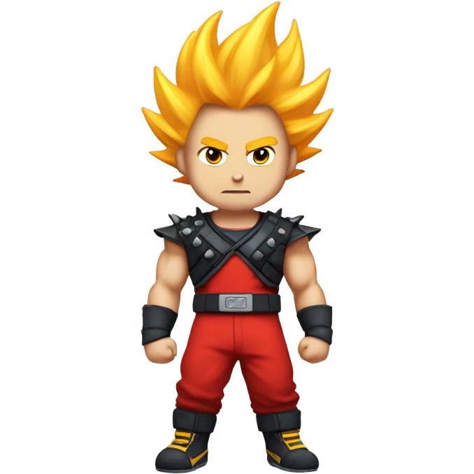 ssj4 intense face emo emoji