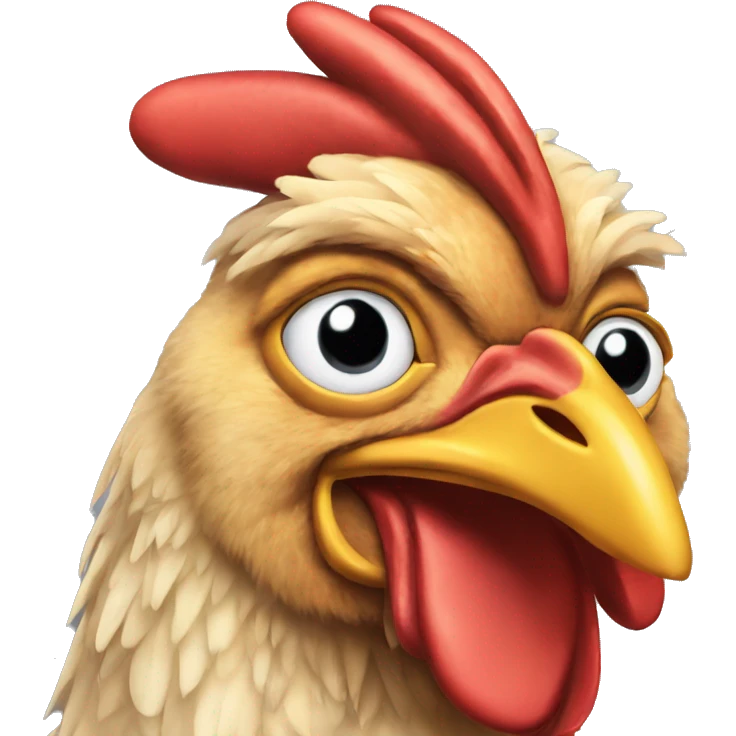 Chicken  funny  emoji