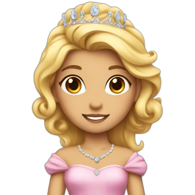 A princess emoji