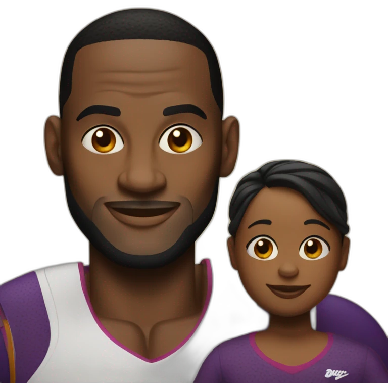 mom with lebron james emoji
