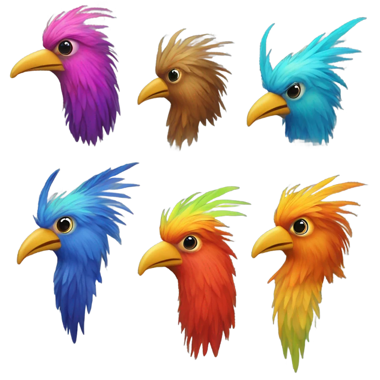 bird with horns emoji