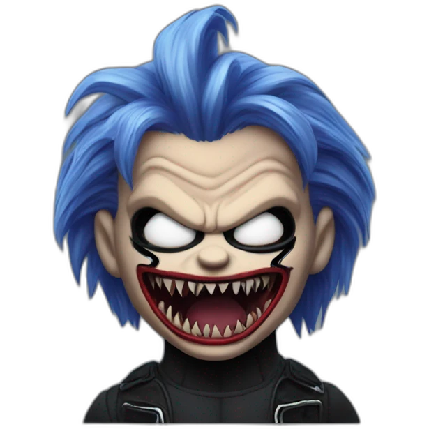 Chucky as venom emoji