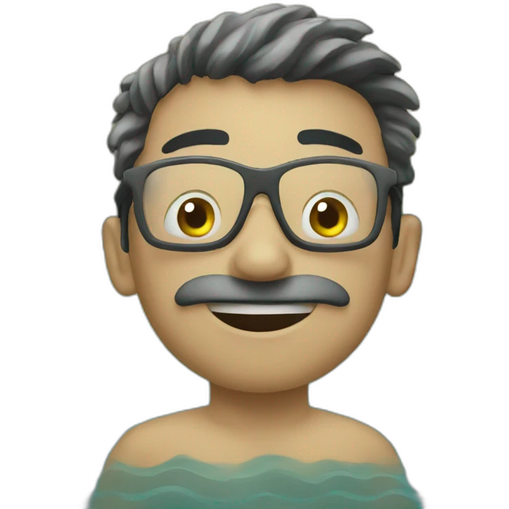 Swimming at sea emoji