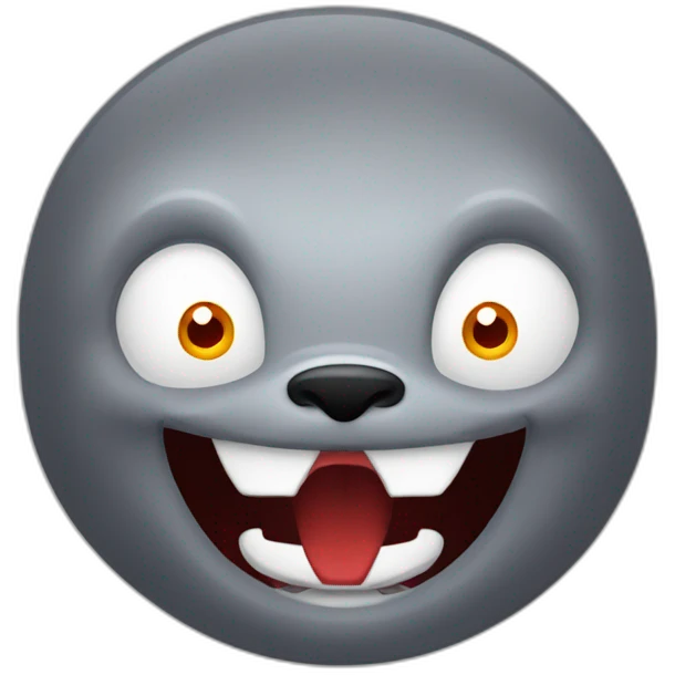 seal-in-vampire-custume-and-fangs-upper-body emoji