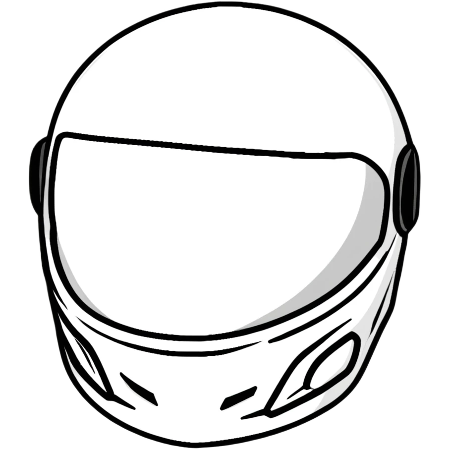 motorcycle helmet emoji