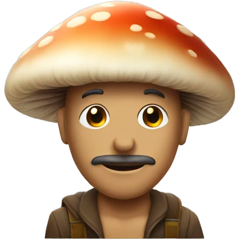 Mushroom man emoji