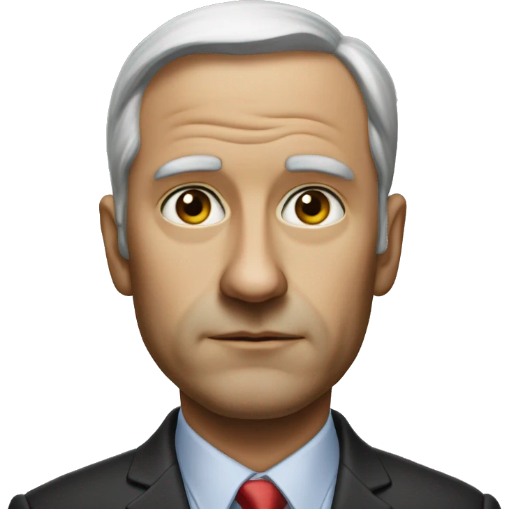 politic photorealistic serious emoji