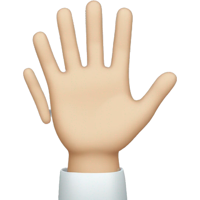 white men waving emoji