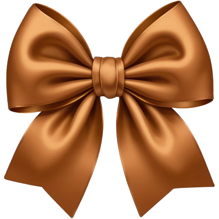 Brown bow emoji