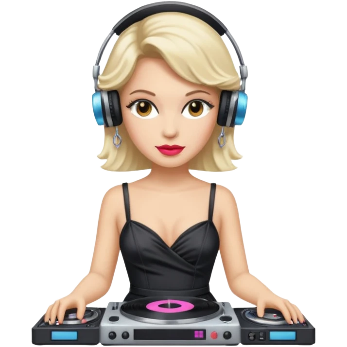 80'S CELEBRITY HORSE WITH DJ DRESS emoji