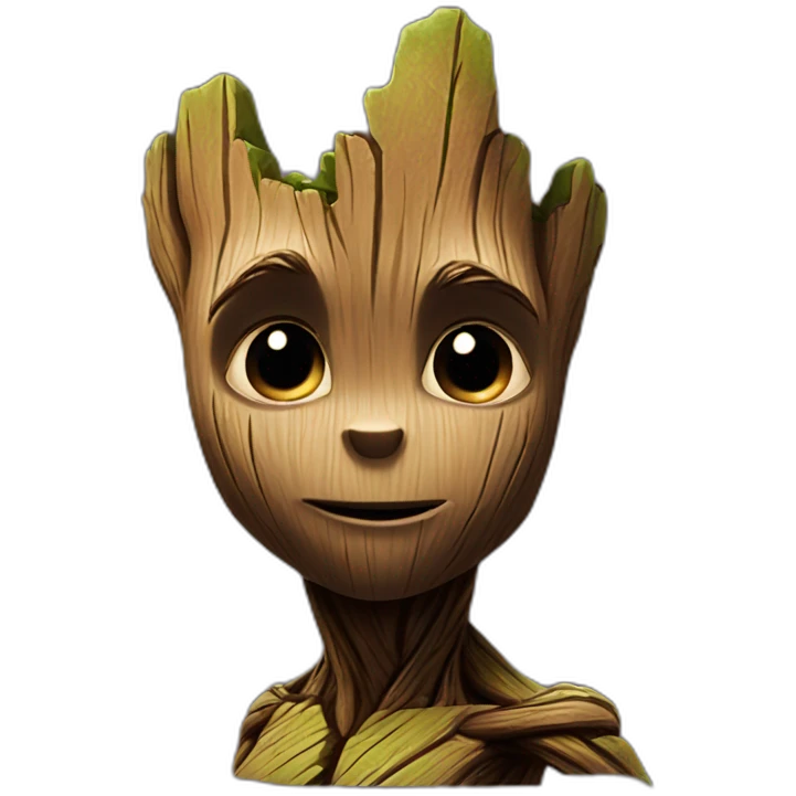 groot kiss emoji