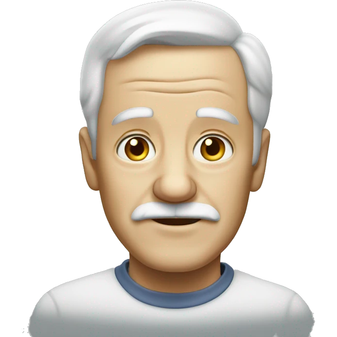 Old white man that looks like he’s 150 years old  emoji