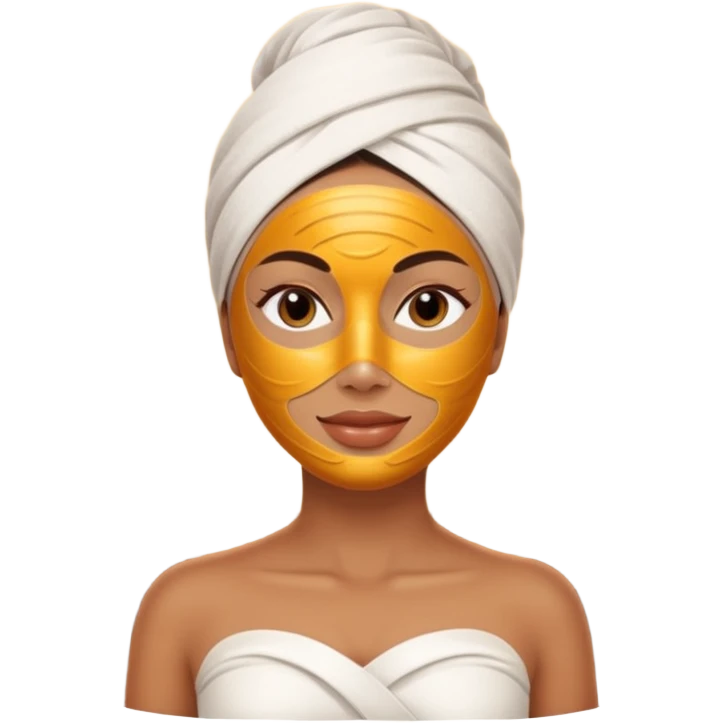 Woman doing spa emoji