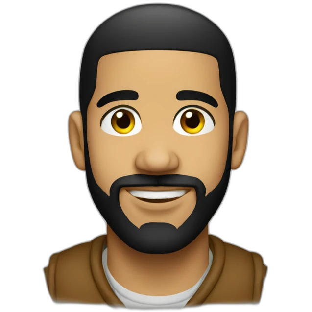 Drake as an iPhone emoji emoji