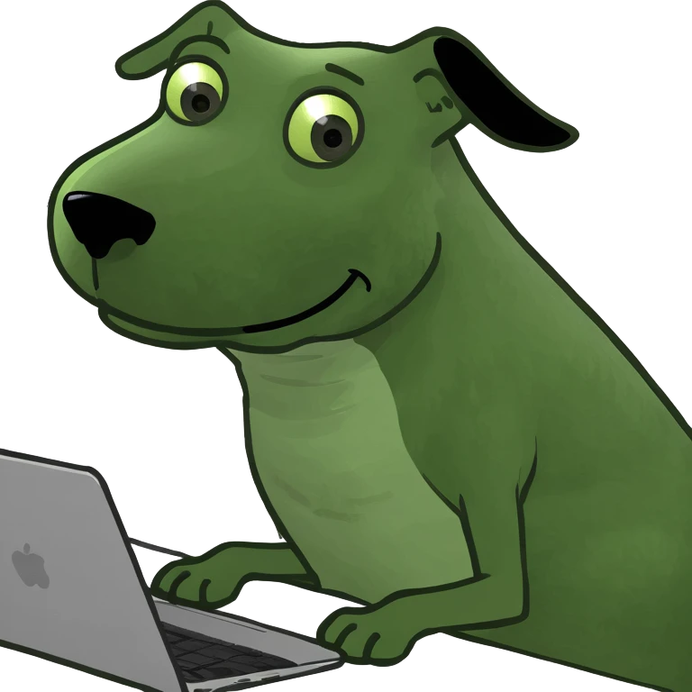 Dog  working  emoji
