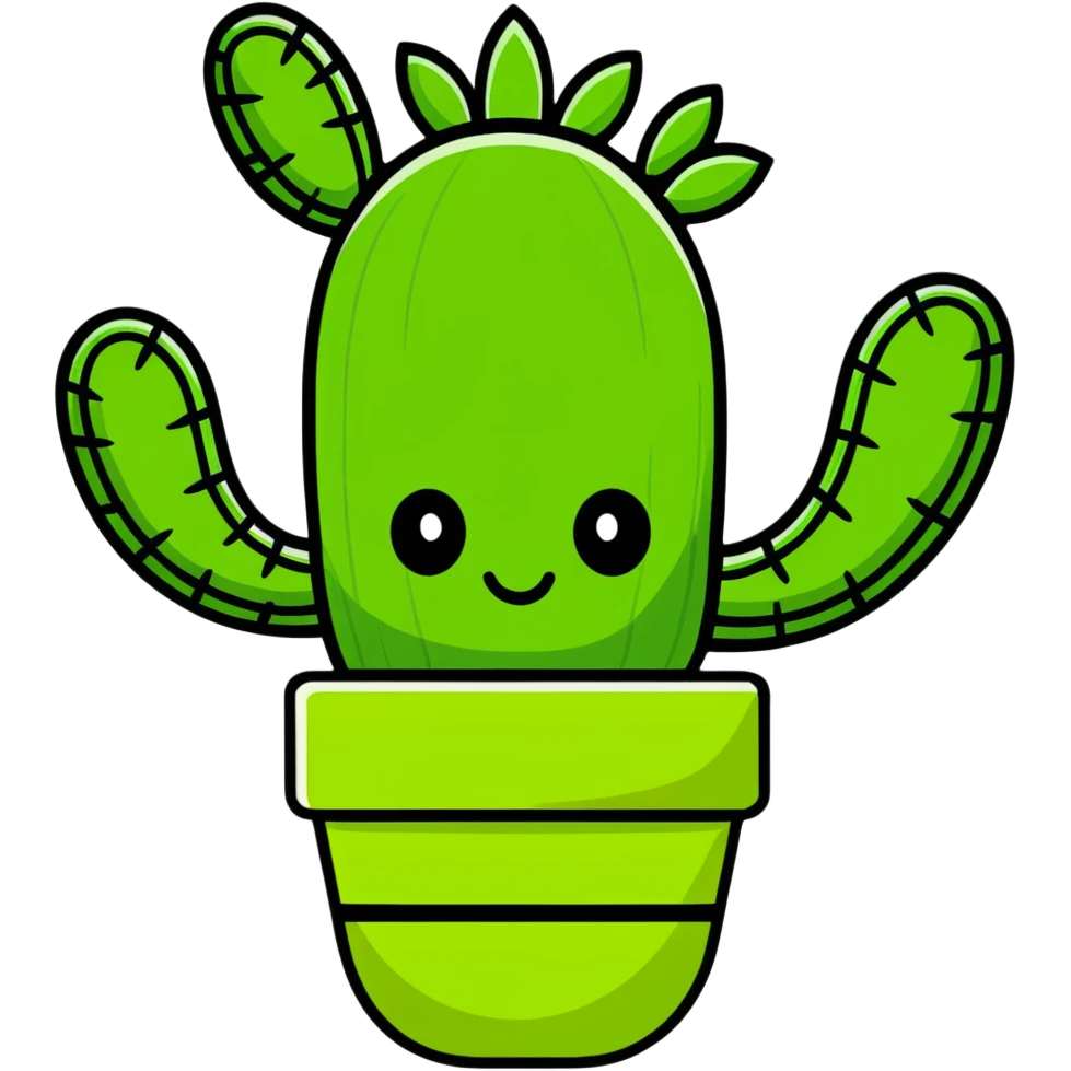 Mexican cactus emoji
