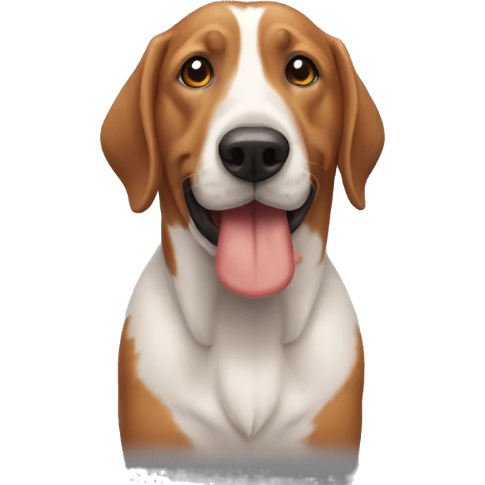 un perro dizfrazado de salchiccha emoji