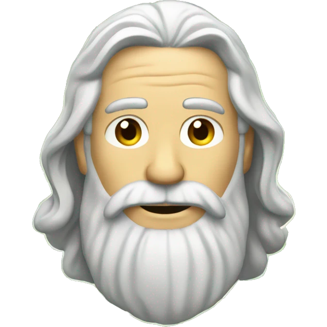 cannabis farmer with long white beard and grey hair emoji