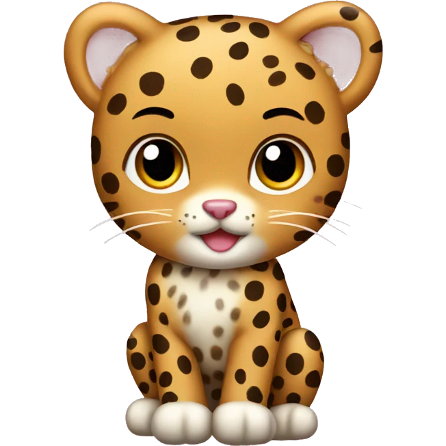 cheetah hello kitty emoji