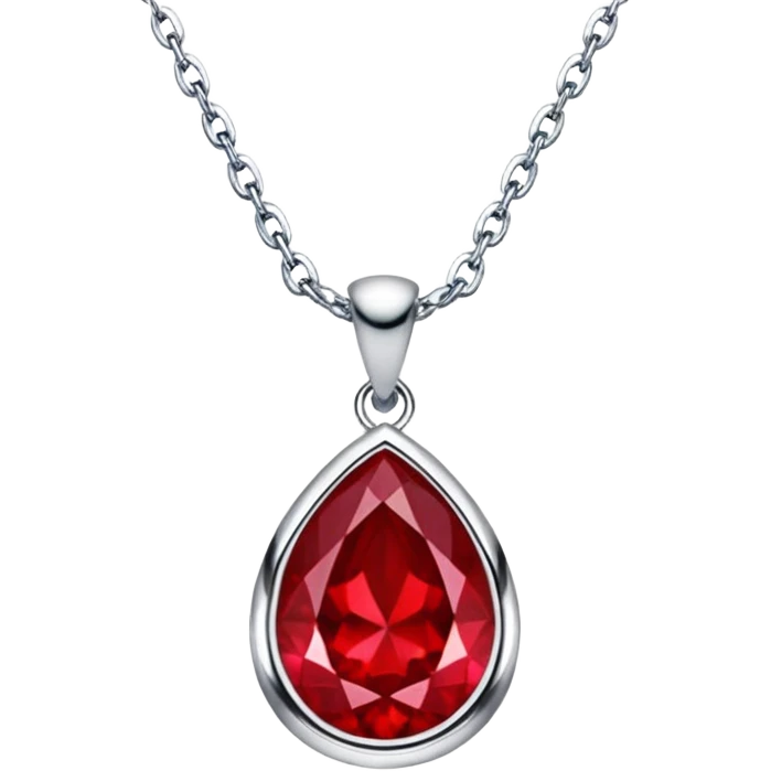 ruby necklace emoji
