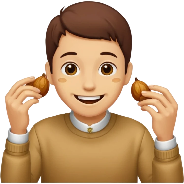 Make a funny aticker of a ting ring sahur emoji