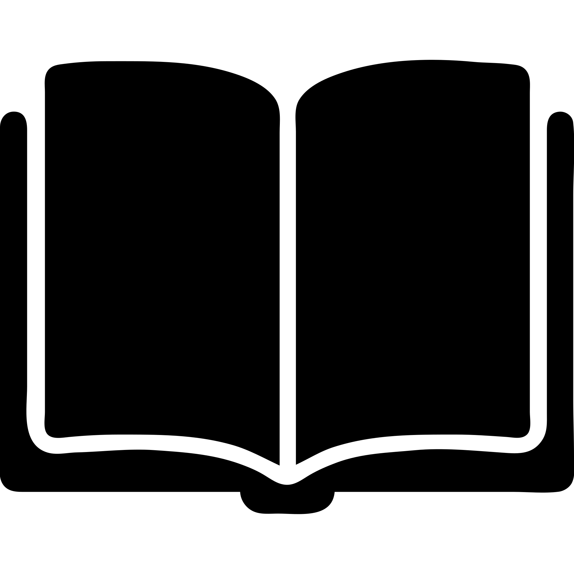 open book with blue cover solid filled icon emoji