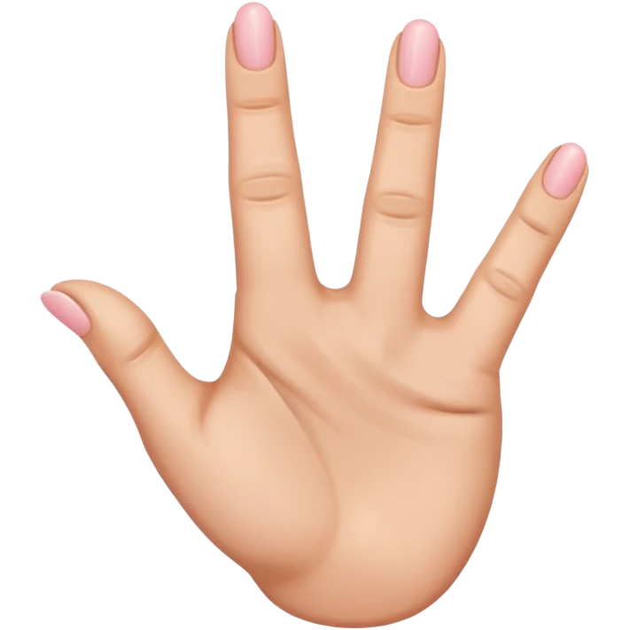 Hand with only middle finger, thumb, and pinky out emoji