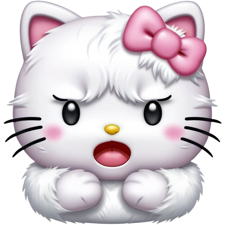 Hellokitty crying emoji
