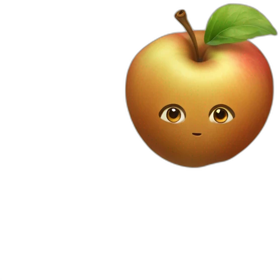 pomme faisant caca emoji
