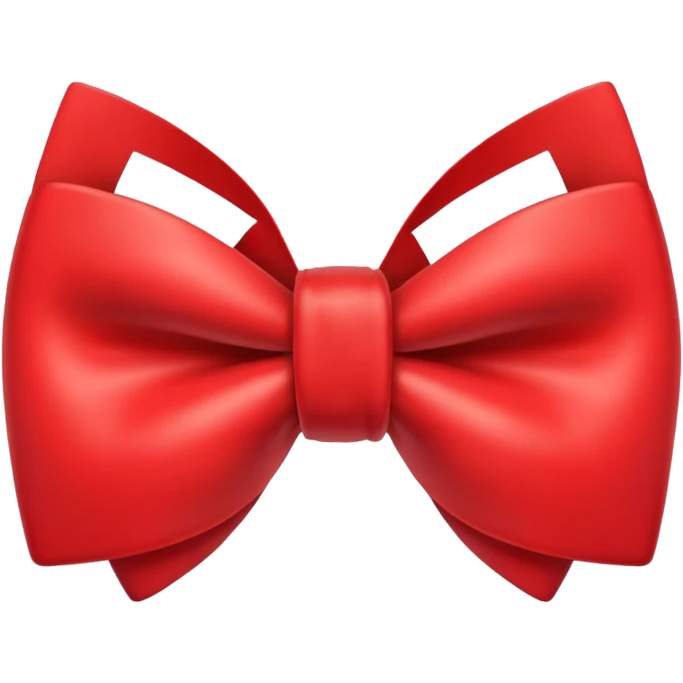 Red bow tie emoji