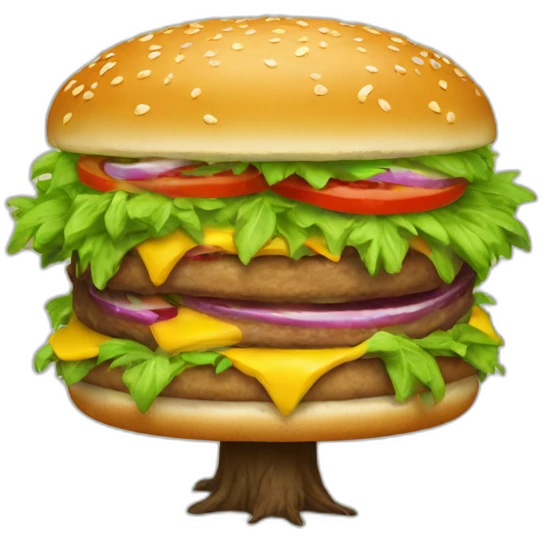 burger tree emoji