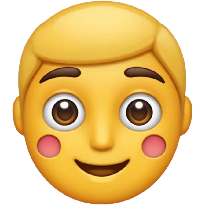 یه استیکر انیمه مانند که داره فکر میکنه پرده سبز باشه  emoji