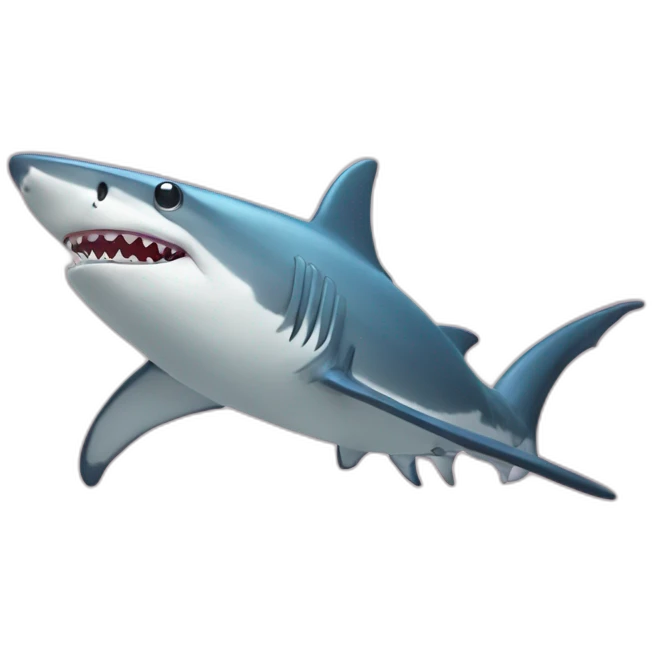 Requin avec cœur emoji