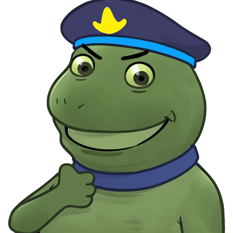 A dude, laughing, arms crossed, choking himself emoji