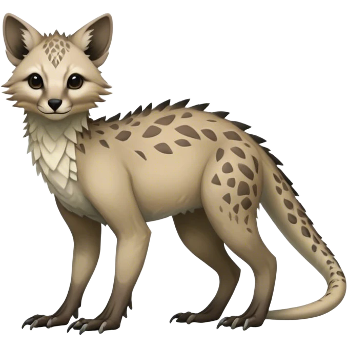 Modern Realistic Rare Fantasy Vernid-Trico-species by LiLaiRa full body emoji