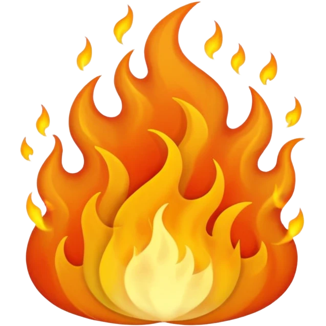 big fire emoji