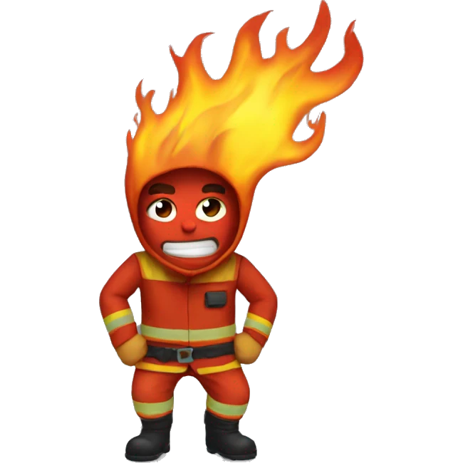 Fire guy  emoji