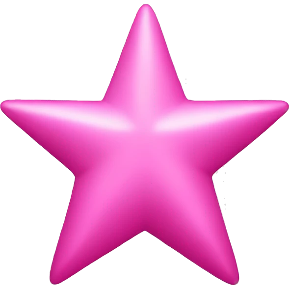 pink star emoji
