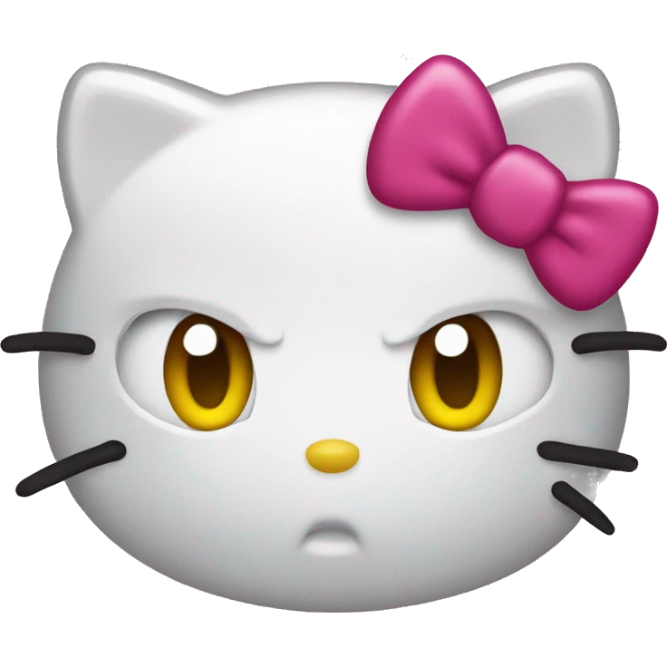 Evil hello kitty  emoji